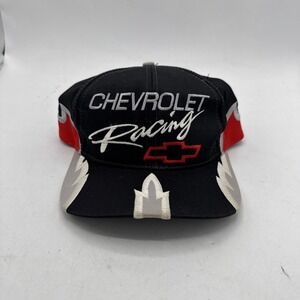 Vintage Chevrolet Racing Snapback Hat Adults Nascar Chevy Cotton Twill